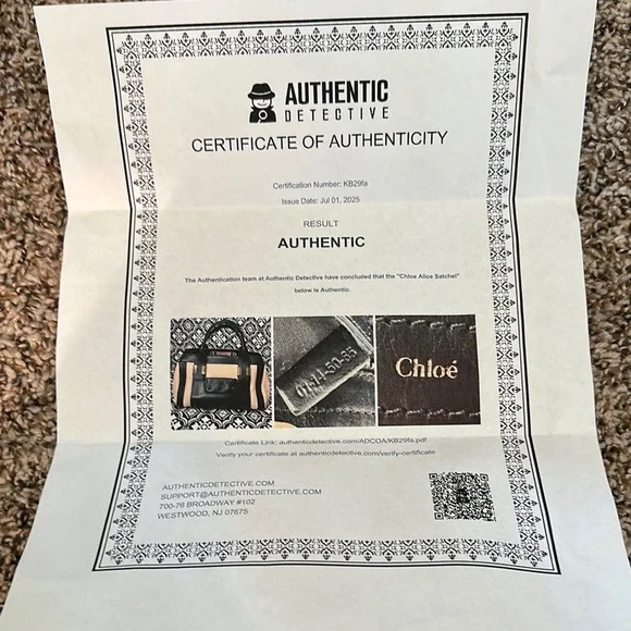 Chloe Two-Tone Two Way Satchel - Picture 2 of 16